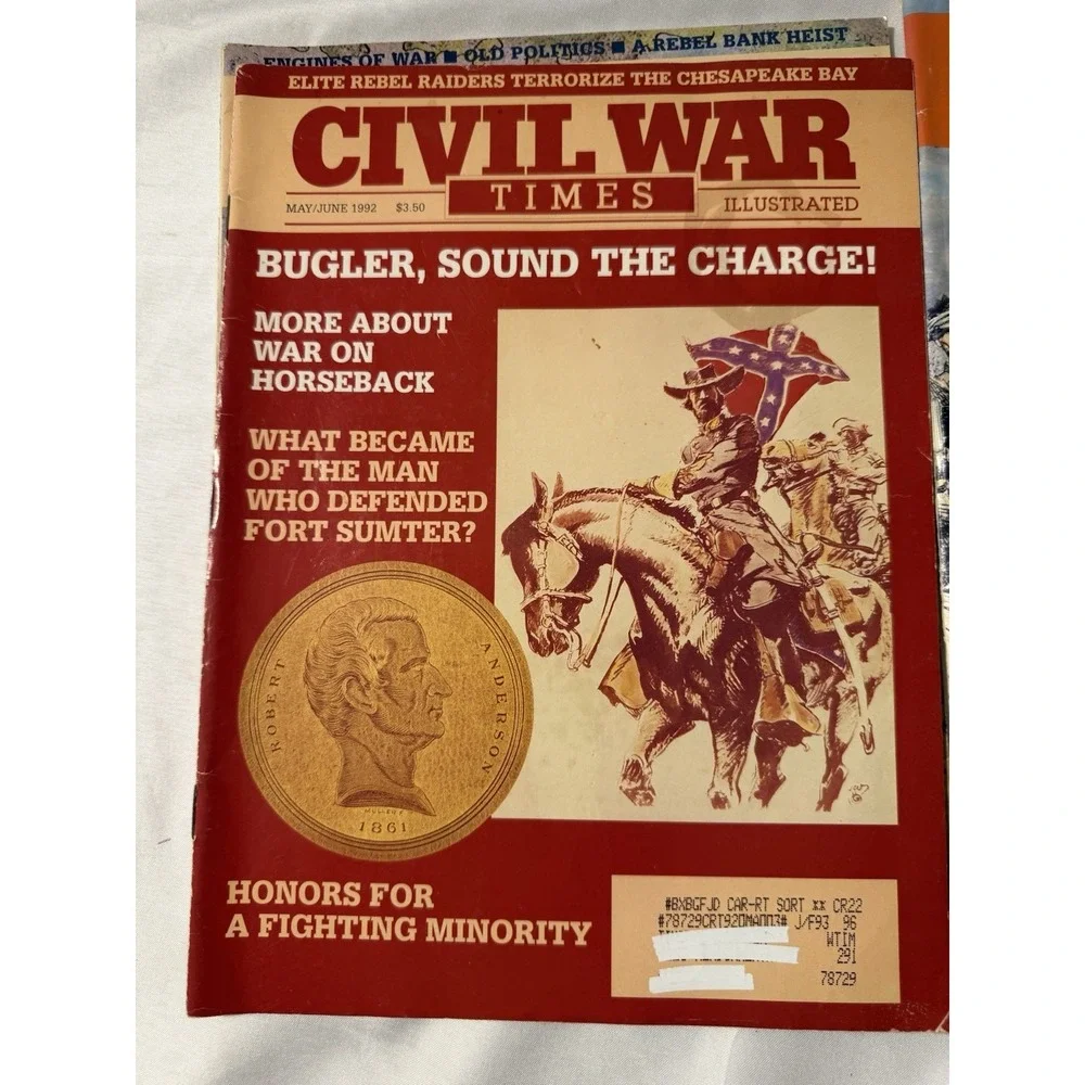 Lot of 3 Civil War Times Illustrated Magazines 1992 May Sept Nov